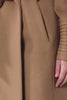 Sentaler Mid Length Hooded Wrap Coat featured in Baby Alpaca and available in Dark Camel. Seen as product video.